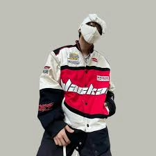 Red BlackAir Vintage Racing Jacket – Iconic Motorsport Style