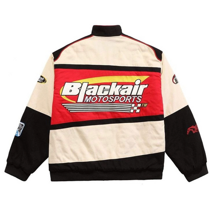 Red BlackAir Vintage Racing Jacket – Iconic Motorsport Style