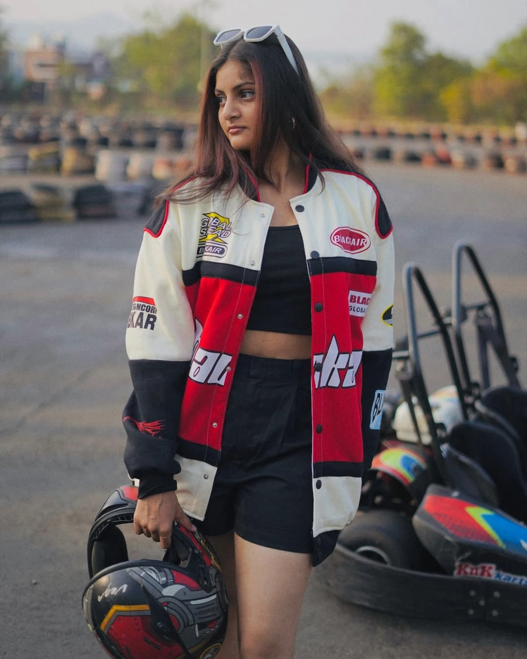Red BlackAir Vintage Racing Jacket – Iconic Motorsport Style