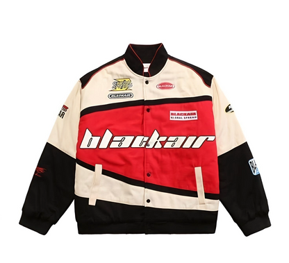 Red BlackAir Vintage Racing Jacket – Iconic Motorsport Style