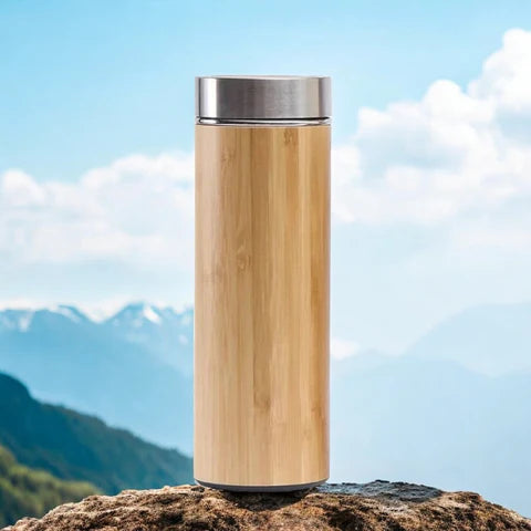 EcoZen Bamboo Thermal Bottle