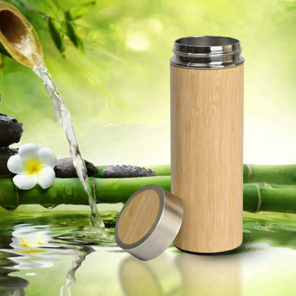 EcoZen Bamboo Thermal Bottle