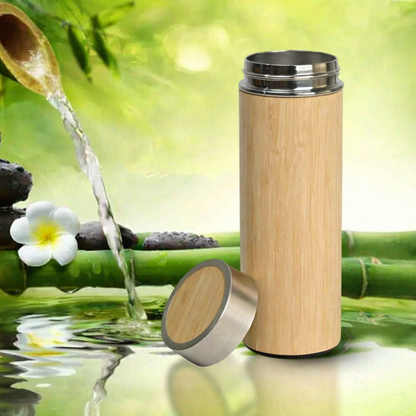 EcoZen Bamboo Thermal Bottle