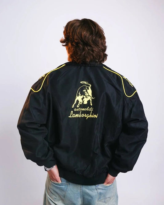 Lamborghini Embroidered Bomber Jacket