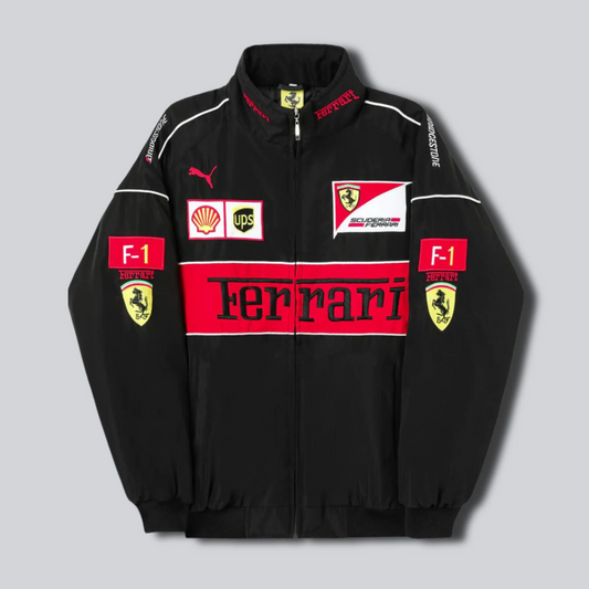 Ferrari Premium Turbo Racer Jacket – Black