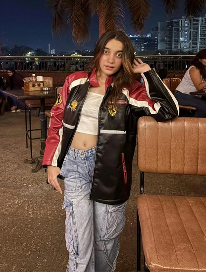 Ferrari F1 Leather Jacket – Iconic Motorsport Style