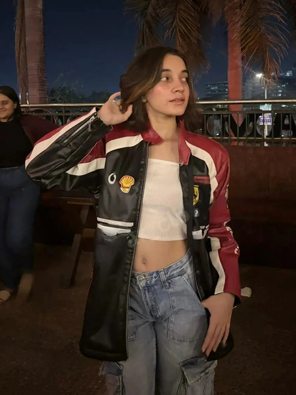 Ferrari F1 Leather Jacket – Iconic Motorsport Style
