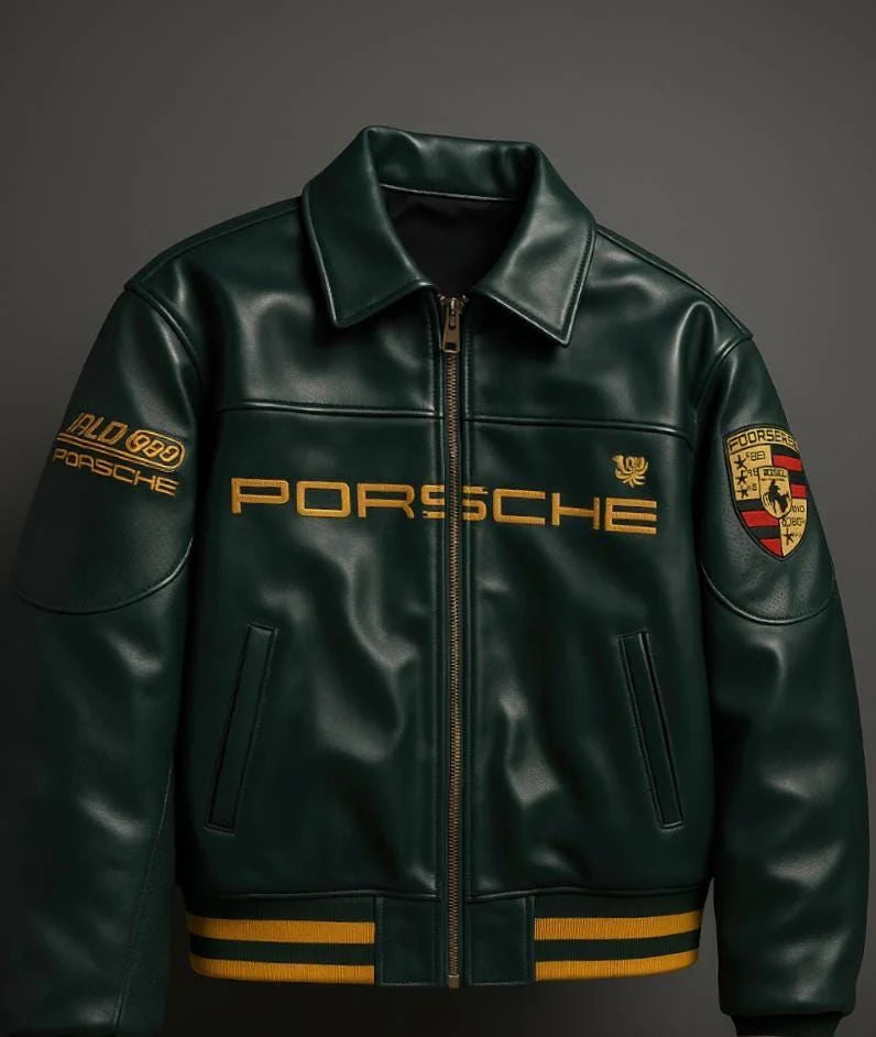 Midnight Crest Heritage Leather Jacket