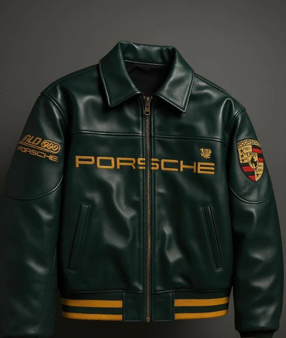 Midnight Crest Heritage Leather Jacket